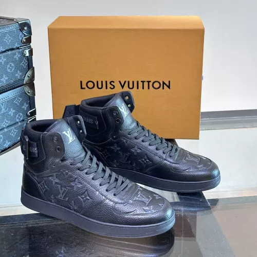 Cheap Louis Vuitton High Tops Shoes For Men #1273918 Replica Wholesale [$80.00 USD] [ITEM#1273918] on Replica Louis Vuitton High Tops Shoes