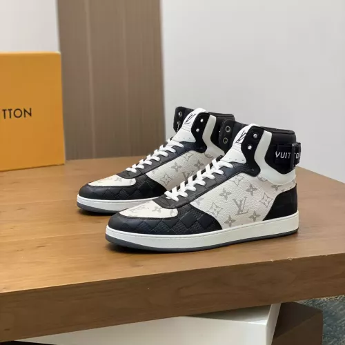 Cheap Louis Vuitton High Tops Shoes For Men #1273922 Replica Wholesale [$80.00 USD] [ITEM#1273922] on Replica Louis Vuitton High Tops Shoes