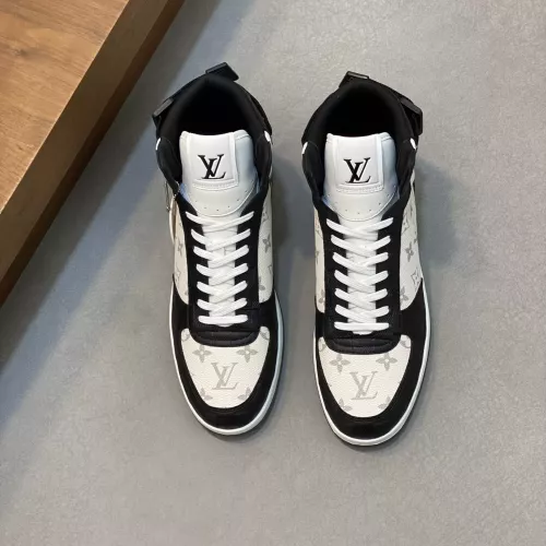 Cheap Louis Vuitton High Tops Shoes For Men #1273922 Replica Wholesale [$80.00 USD] [ITEM#1273922] on Replica Louis Vuitton High Tops Shoes