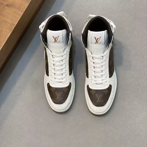 Cheap Louis Vuitton High Tops Shoes For Men #1273924 Replica Wholesale [$80.00 USD] [ITEM#1273924] on Replica Louis Vuitton High Tops Shoes