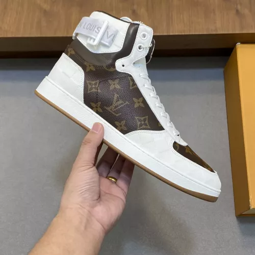 Cheap Louis Vuitton High Tops Shoes For Men #1273924 Replica Wholesale [$80.00 USD] [ITEM#1273924] on Replica Louis Vuitton High Tops Shoes