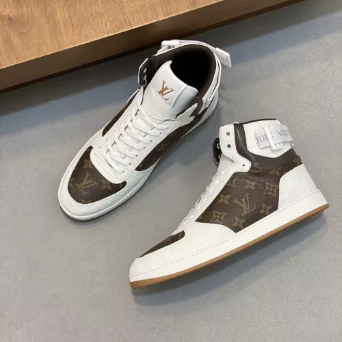 Cheap Louis Vuitton High Tops Shoes For Men #1273924 Replica Wholesale [$80.00 USD] [ITEM#1273924] on Replica Louis Vuitton High Tops Shoes