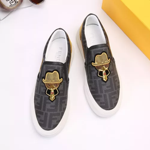 Cheap Fendi Casual Shoes For Men #1274029 Replica Wholesale [$68.00 USD] [ITEM#1274029] on Replica Fendi Casual Shoes