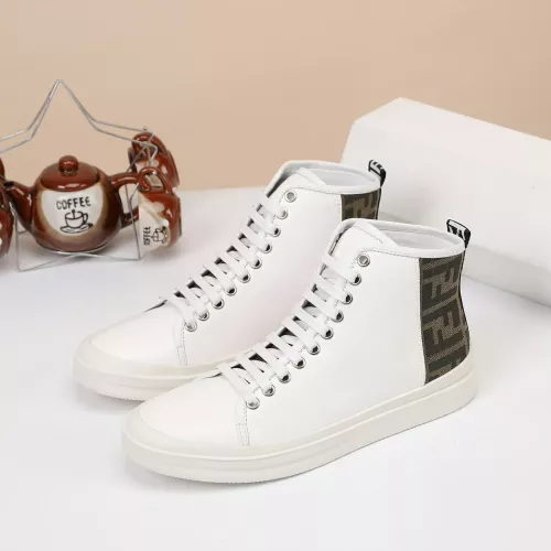 Cheap Fendi High Tops Casual Shoes For Men #1274036 Replica Wholesale [$76.00 USD] [ITEM#1274036] on Replica Fendi High Tops Casual Shoes