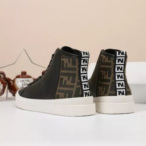 Cheap Fendi High Tops Casual Shoes For Men #1274037 Replica Wholesale [$76.00 USD] [ITEM#1274037] on Replica Fendi High Tops Casual Shoes