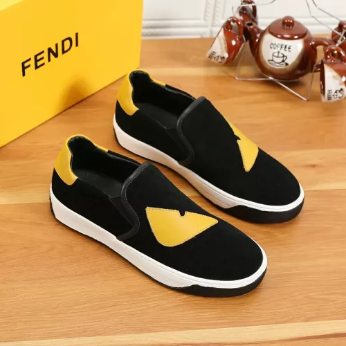 Cheap Fendi Casual Shoes For Men #1274042 Replica Wholesale [$64.00 USD] [ITEM#1274042] on Replica Fendi Casual Shoes