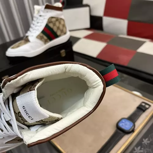 Cheap Gucci High Tops Shoes For Men #1274143 Replica Wholesale [$80.00 USD] [ITEM#1274143] on Replica Gucci High Tops Shoes