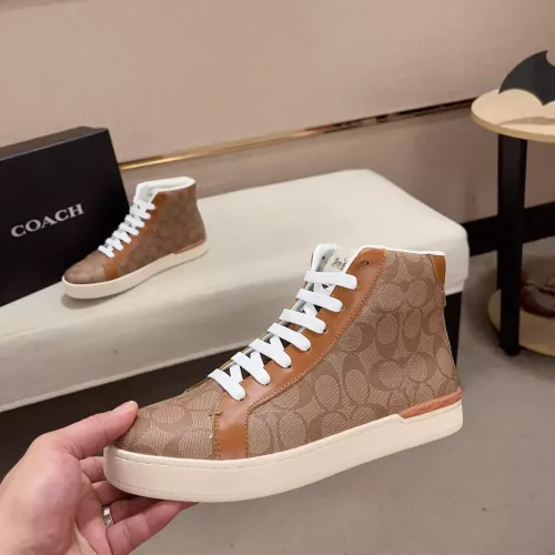 Cheap Coach High Tops Shoes For Men #1274261 Replica Wholesale [$82.00 USD] [ITEM#1274261] on Replica Coach High Tops Shoes