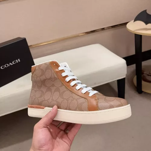 Cheap Coach High Tops Shoes For Men #1274261 Replica Wholesale [$82.00 USD] [ITEM#1274261] on Replica Coach High Tops Shoes