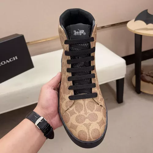 Cheap Coach High Tops Shoes For Men #1274262 Replica Wholesale [$82.00 USD] [ITEM#1274262] on Replica Coach High Tops Shoes