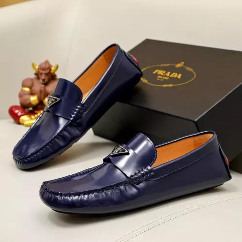 Cheap Prada Leather Shoes For Men #1274264 Replica Wholesale [$72.00 USD] [ITEM#1274264] on Replica Prada Leather Shoes