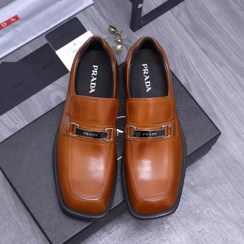 Cheap Prada Leather Shoes For Men #1274389 Replica Wholesale [$96.00 USD] [ITEM#1274389] on Replica Prada Leather Shoes