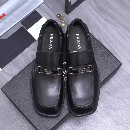 Cheap Prada Leather Shoes For Men #1274390 Replica Wholesale [$96.00 USD] [ITEM#1274390] on Replica Prada Leather Shoes