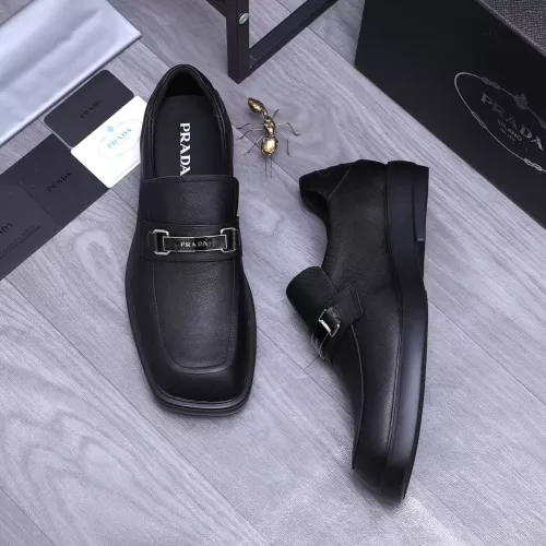 Cheap Prada Leather Shoes For Men #1274391 Replica Wholesale [$96.00 USD] [ITEM#1274391] on Replica Prada Leather Shoes