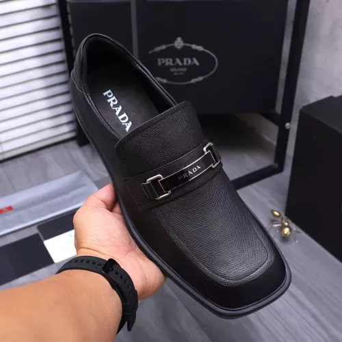 Cheap Prada Leather Shoes For Men #1274391 Replica Wholesale [$96.00 USD] [ITEM#1274391] on Replica Prada Leather Shoes