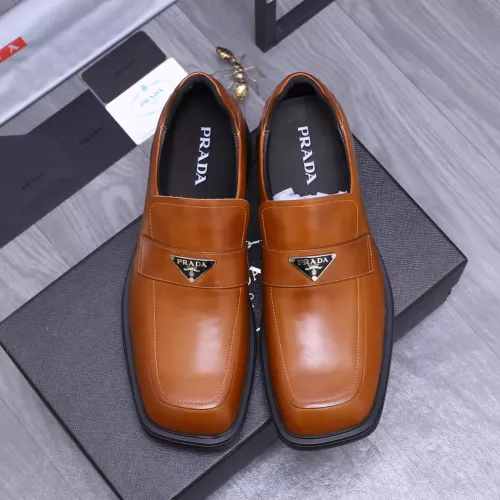 Cheap Prada Leather Shoes For Men #1274392 Replica Wholesale [$96.00 USD] [ITEM#1274392] on Replica Prada Leather Shoes