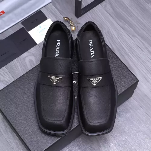 Cheap Prada Leather Shoes For Men #1274394 Replica Wholesale [$96.00 USD] [ITEM#1274394] on Replica Prada Leather Shoes