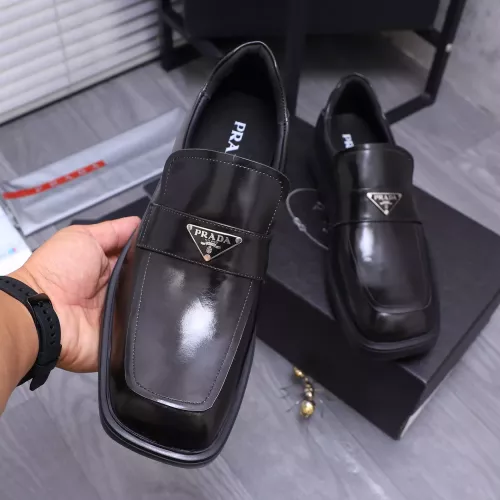 Cheap Prada Leather Shoes For Men #1274395 Replica Wholesale [$96.00 USD] [ITEM#1274395] on Replica Prada Leather Shoes