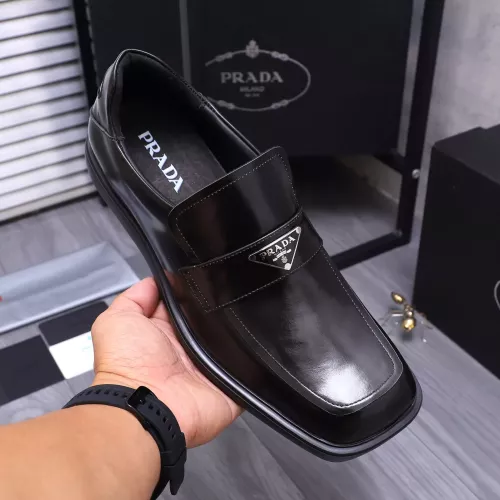 Cheap Prada Leather Shoes For Men #1274395 Replica Wholesale [$96.00 USD] [ITEM#1274395] on Replica Prada Leather Shoes