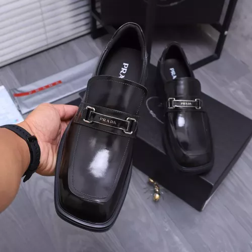 Cheap Prada Leather Shoes For Men #1274396 Replica Wholesale [$96.00 USD] [ITEM#1274396] on Replica Prada Leather Shoes