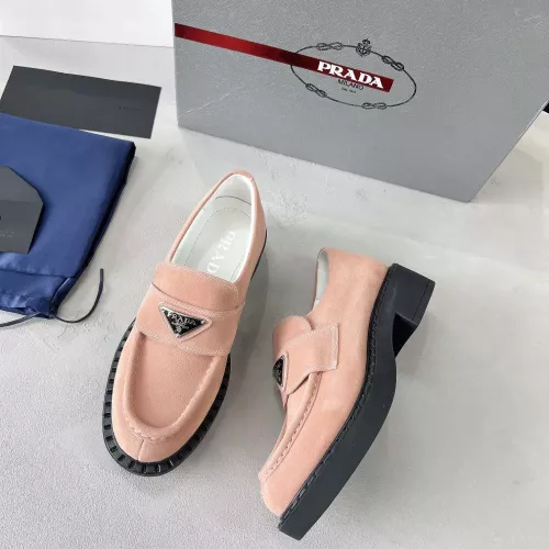 Cheap Prada Leather Shoes For Women #1274397 Replica Wholesale [$98.00 USD] [ITEM#1274397] on Replica Prada Leather Shoes