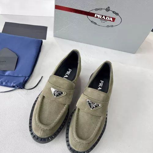 Cheap Prada Leather Shoes For Women #1274404 Replica Wholesale [$98.00 USD] [ITEM#1274404] on Replica Prada Leather Shoes