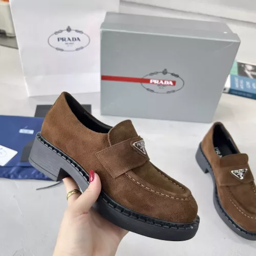 Cheap Prada Leather Shoes For Women #1274406 Replica Wholesale [$98.00 USD] [ITEM#1274406] on Replica Prada Leather Shoes