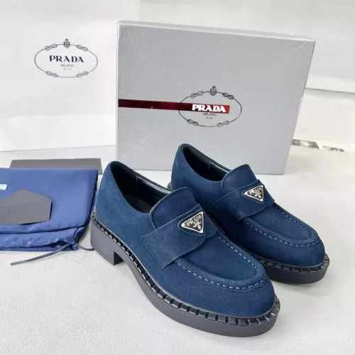 Cheap Prada Leather Shoes For Men #1274409 Replica Wholesale [$98.00 USD] [ITEM#1274409] on Replica Prada Leather Shoes