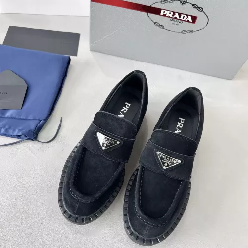 Cheap Prada Leather Shoes For Women #1274410 Replica Wholesale [$98.00 USD] [ITEM#1274410] on Replica Prada Leather Shoes