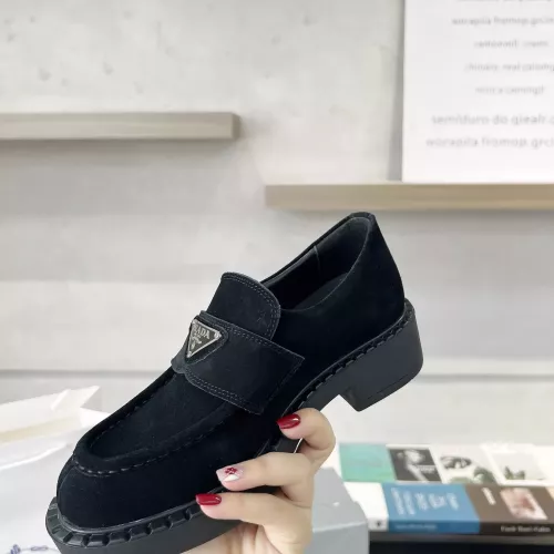 Cheap Prada Leather Shoes For Women #1274410 Replica Wholesale [$98.00 USD] [ITEM#1274410] on Replica Prada Leather Shoes