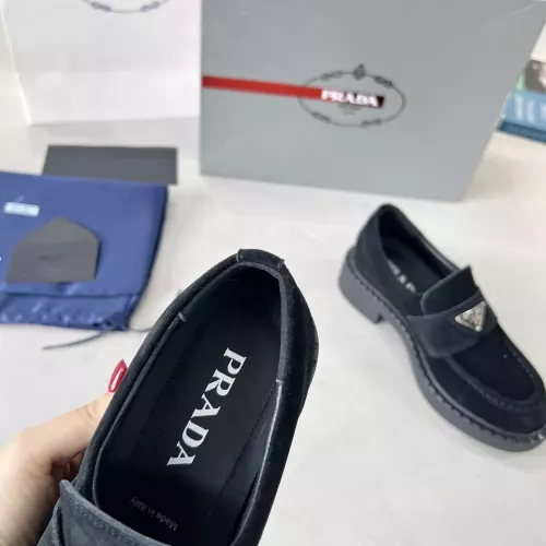 Cheap Prada Leather Shoes For Women #1274410 Replica Wholesale [$98.00 USD] [ITEM#1274410] on Replica Prada Leather Shoes