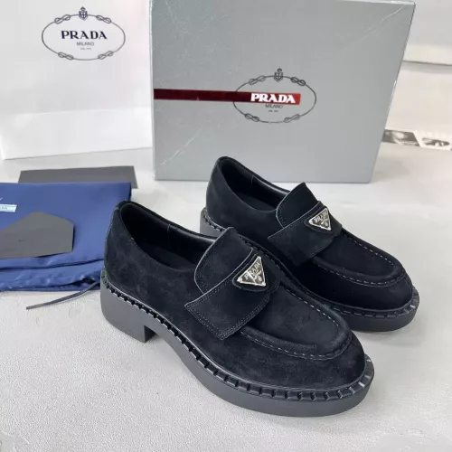 Cheap Prada Leather Shoes For Men #1274411 Replica Wholesale [$98.00 USD] [ITEM#1274411] on Replica Prada Leather Shoes