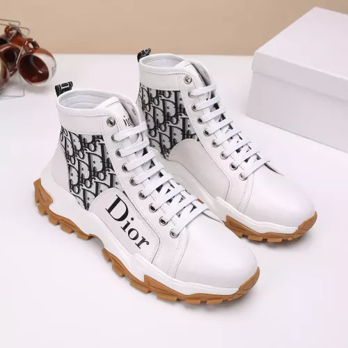 Cheap Christian Dior High Top Shoes For Women #1274435 Replica Wholesale [$82.00 USD] [ITEM#1274435] on Replica Christian Dior High Top Shoes