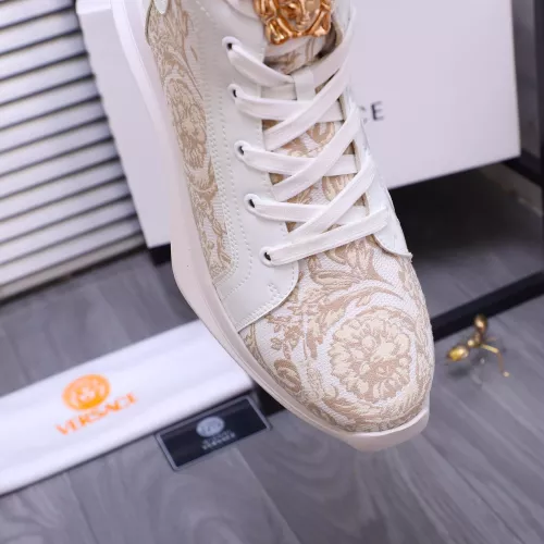 Cheap Versace High Tops Shoes For Women #1274448 Replica Wholesale [$76.00 USD] [ITEM#1274448] on Replica Versace High Tops Shoes