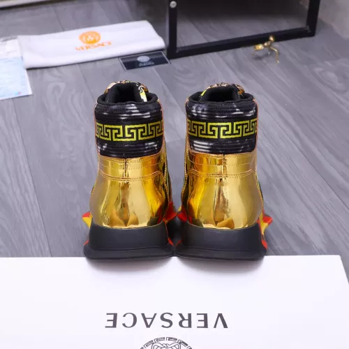 Cheap Versace High Tops Shoes For Women #1274452 Replica Wholesale [$76.00 USD] [ITEM#1274452] on Replica Versace High Tops Shoes