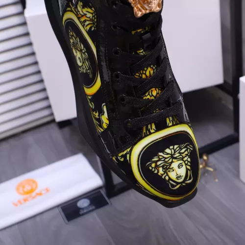 Cheap Versace High Tops Shoes For Women #1274453 Replica Wholesale [$76.00 USD] [ITEM#1274453] on Replica Versace High Tops Shoes