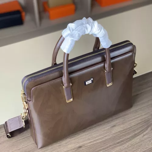 Cheap Mont Blanc AAA Man Handbags #1274509 Replica Wholesale [$160.00 USD] [ITEM#1274509] on Replica Mont Blanc AAA Man Handbags