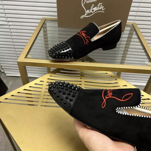 Cheap Christian Louboutin Leather Shoes For Men #1274579 Replica Wholesale [$92.00 USD] [ITEM#1274579] on Replica Christian Louboutin Leather Shoes