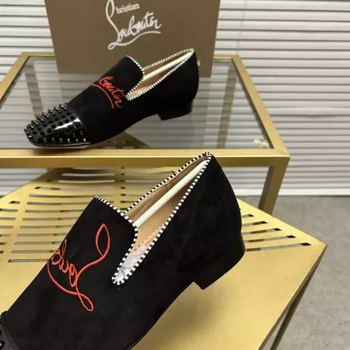 Cheap Christian Louboutin Leather Shoes For Men #1274579 Replica Wholesale [$92.00 USD] [ITEM#1274579] on Replica Christian Louboutin Leather Shoes