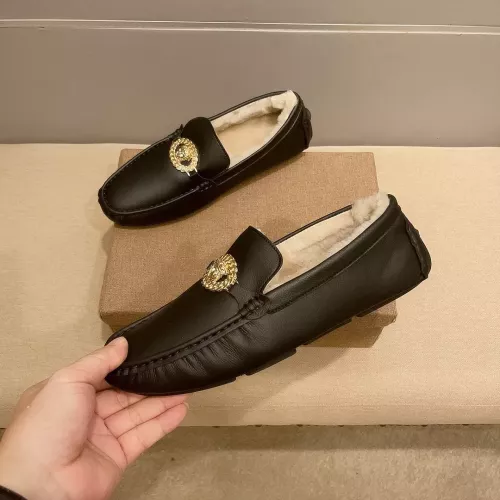 Cheap Versace Leather Shoes For Men #1274746 Replica Wholesale [$72.00 USD] [ITEM#1274746] on Replica Versace Leather Shoes