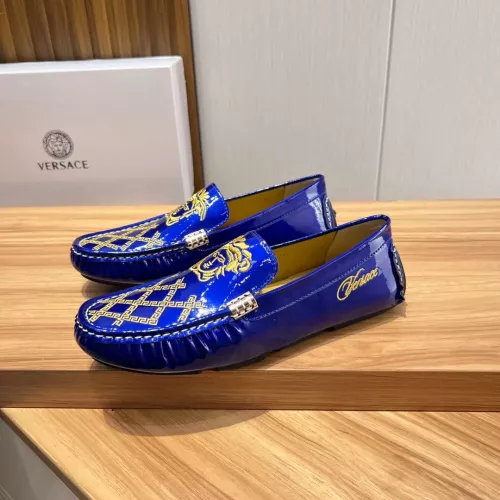 Cheap Versace Leather Shoes For Men #1274750 Replica Wholesale [$68.00 USD] [ITEM#1274750] on Replica Versace Leather Shoes