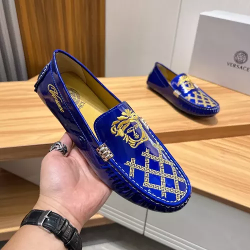 Cheap Versace Leather Shoes For Men #1274750 Replica Wholesale [$68.00 USD] [ITEM#1274750] on Replica Versace Leather Shoes