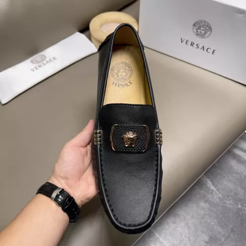 Cheap Versace Leather Shoes For Men #1274763 Replica Wholesale [$68.00 USD] [ITEM#1274763] on Replica Versace Leather Shoes