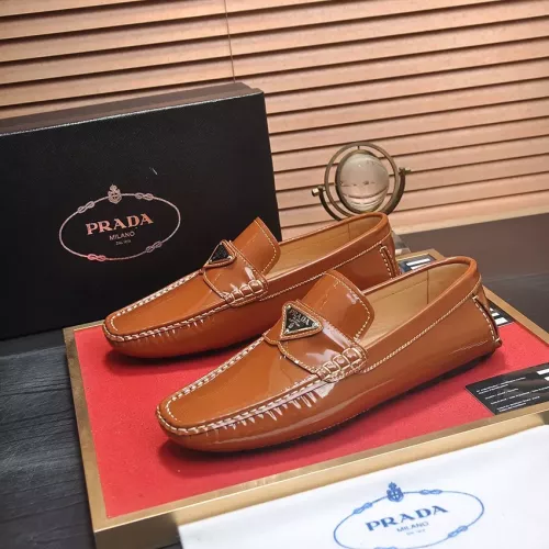 Cheap Prada Leather Shoes For Men #1274986 Replica Wholesale [$80.00 USD] [ITEM#1274986] on Replica Prada Leather Shoes