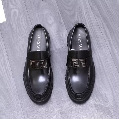 Cheap Versace Leather Shoes For Men #1275009 Replica Wholesale [$88.00 USD] [ITEM#1275009] on Replica Versace Leather Shoes