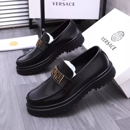 Cheap Versace Leather Shoes For Men #1275009 Replica Wholesale [$88.00 USD] [ITEM#1275009] on Replica Versace Leather Shoes