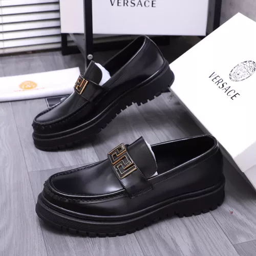 Cheap Versace Leather Shoes For Men #1275009 Replica Wholesale [$88.00 USD] [ITEM#1275009] on Replica Versace Leather Shoes