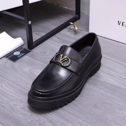 Cheap Versace Leather Shoes For Men #1275018 Replica Wholesale [$88.00 USD] [ITEM#1275018] on Replica Versace Leather Shoes