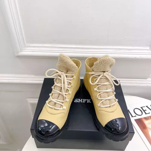 Cheap Chanel Boots For Women #1275174 Replica Wholesale [$135.00 USD] [ITEM#1275174] on Replica Chanel Boots