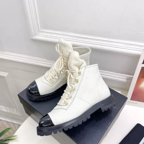 Cheap Chanel Boots For Women #1275175 Replica Wholesale [$135.00 USD] [ITEM#1275175] on Replica Chanel Boots